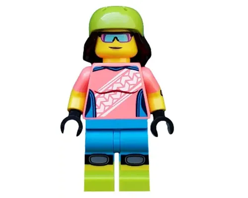 Mountain Biker, Series 19 (Minifigure Only without Stand and Accessories) Image