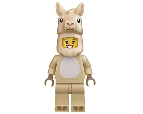 Llama Costume Girl, Series 20 (Minifigure Only without Stand and Accessories) Image