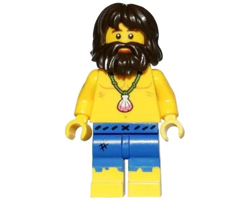 Shipwreck Survivor, Series 21 (Minifigure Only without Stand and Accessories) Image