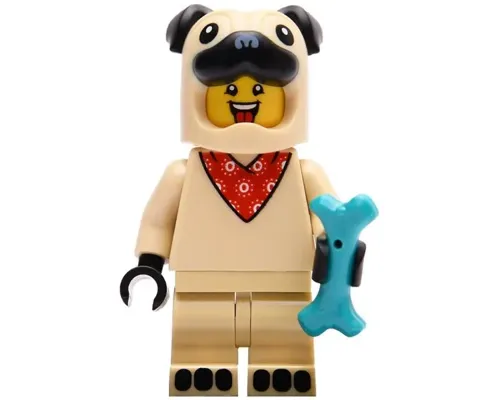 Pug Costume Guy, Series 21 (Minifigure Only without Stand and Accessories) Image