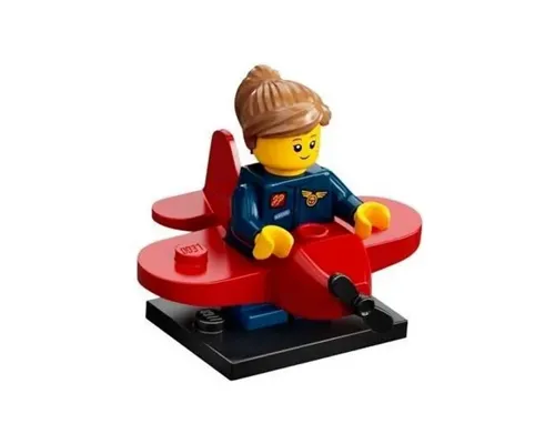 Airplane Girl, Series 21 (Minifigure Only without Stand and Accessories) Image