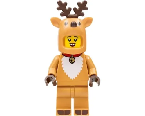 Reindeer Costume, Series 23 (Minifigure Only without Stand and Accessories) Image