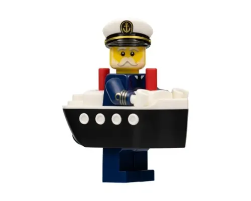 Ferry Captain, Series 23 (Minifigure Only without Stand and Accessories) Image