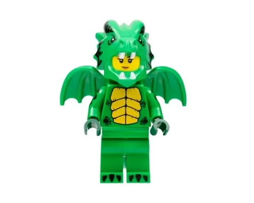 Green Dragon Costume, Series 23 (Minifigure Only without Stand and Accessories) Image