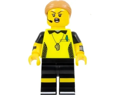 Football Referee, Series 24 (Minifigure Only without Stand and Accessories) Image