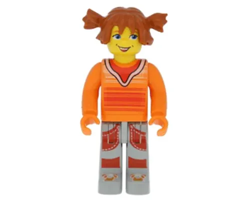 Tina, Orange Torso, Light Gray Legs (4143766) Image