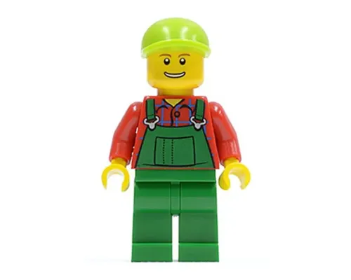 Overalls Farmer Green, Lime Short Bill Cap Image