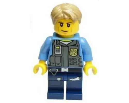 Police - LEGO City Undercover Chase McCain, Dark Blue Legs Image