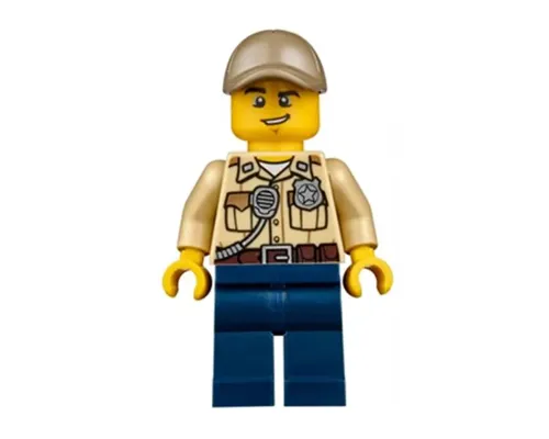 Swamp Police - Officer, Shirt, Dark Tan Cap Image