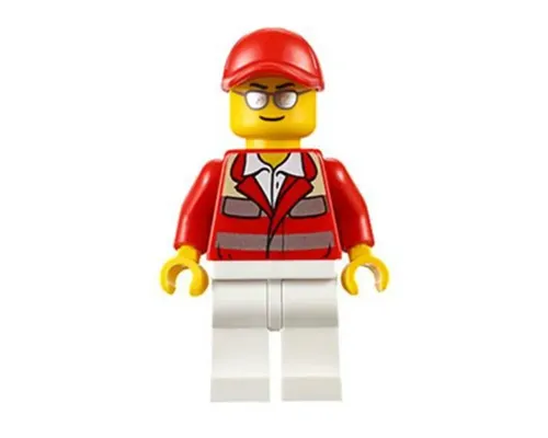 Paramedic - Red Uniform, Male, Red Short Bill Cap Image