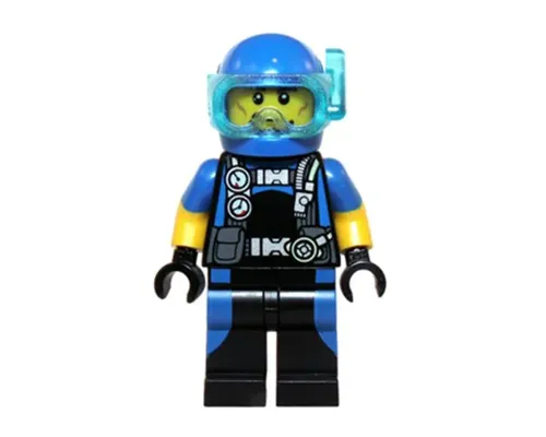 Scuba Diver, Male, Blue Image