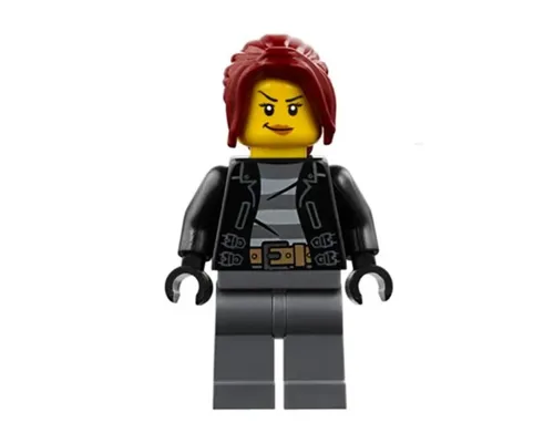 Police - City Bandit Crook Female, Dark Red Hair Image