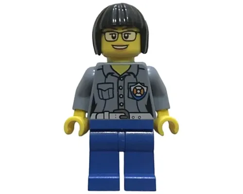 Coast Guard City - Female Station Manager, Short Black Hair with Glasses Image