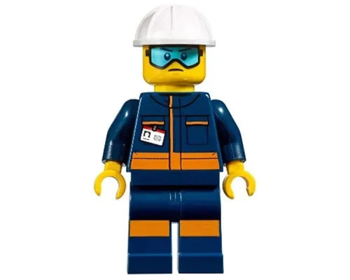 Ground Crew Technician - Male, Jumpsuit and Construction Helmet Image