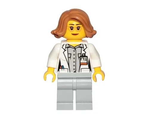 Scientist, Botanist - Female, Glasses and Medium Nougat Hair Short Swept Sideways Image