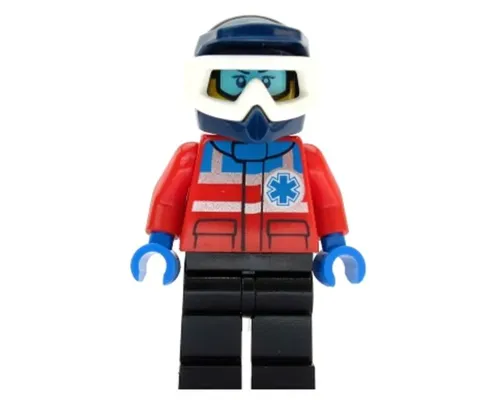 Ski Patrol Member - Female, Dark Blue Helmet Image