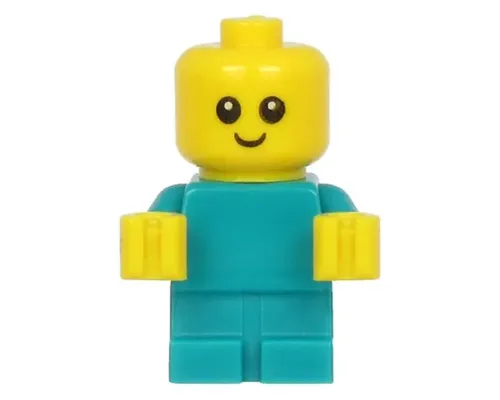 Baby - Dark Turquoise Body with Yellow Hands Image