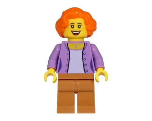 Ann McCloud - Mom, Medium Lavender Jacket, Medium Nougat Legs, Orange Hair Image