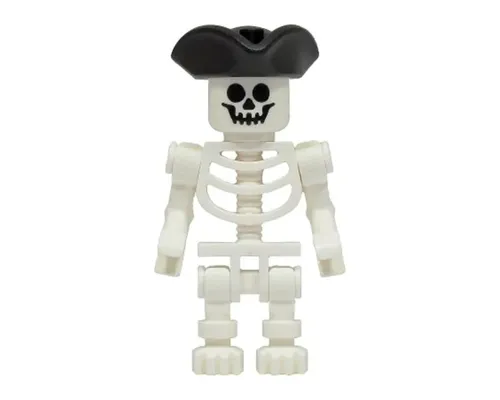 Skeleton - Stuntz, Black Pirate Tricorne, Bent Arms Image