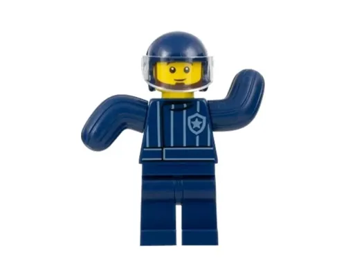 Police Dog Trainer, Dark Blue Helmet, Bite Suit Image