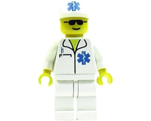 Doctor - EMT Star of Life, White Legs, White Cap Image