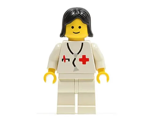 Doctor - Stethoscope, White Legs, Black Female Hair Image