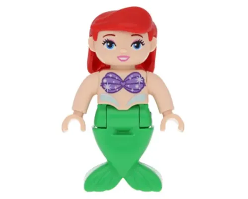 Duplo Figure, Disney Princess, Ariel, Bright Green Tail (Mermaid) (6044057 / 6137858) Image