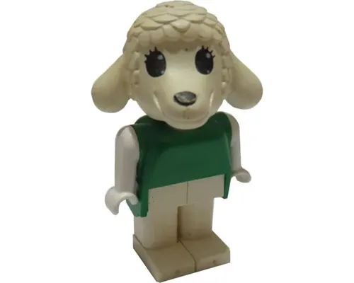 Fabuland Lamb - Lulu Lamb, Green Top Image