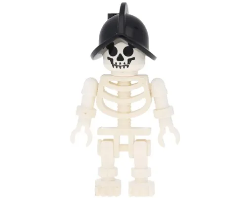 Skeleton - Standard Skull, Floppy Arms, Black Conquistador Helmet Image