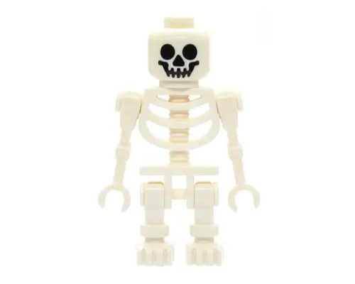 Skeleton, Fantasy Era Torso with Standard Skull, Mechanical Arms Straight Image