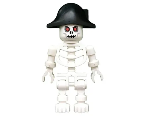 Skeleton with Fantasy Era Skull, Bicorne Hat Image