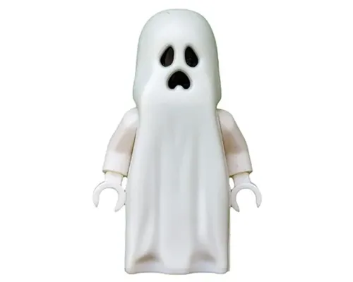 Ghost with Pointed Top Shroud and Ball and Chain Image