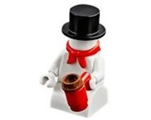 Snowman with 2 x 2 Curved Top Brick as Legs Image