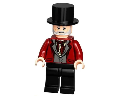 Wizard - HP Wizarding World Male, Black Top Hat, Dark Red Suit, Black Legs Image