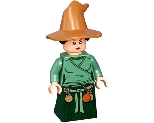 Wizard - HP Wizarding World Female, Medium Nougat Hat, Sand Green Top, Dark Green Skirt Image