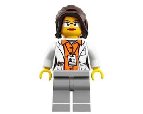 Research Scientist Female, White Lab Coat Image