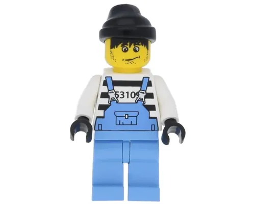 Xtreme Stunts Brickster Henchman with Medium Blue Overalls #2 Image