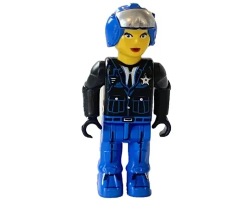 Police - Blue Legs, Black Jacket, Blue Helmet (Female) Image