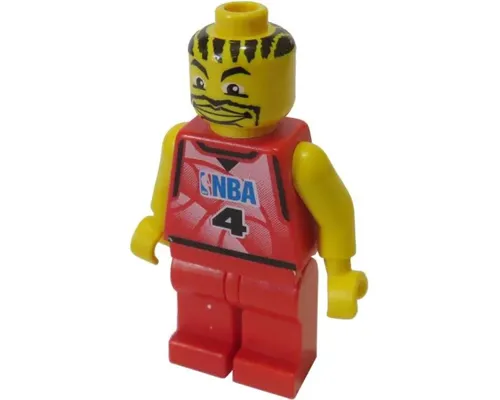 NBA Player, Number 4 with Red Legs Image