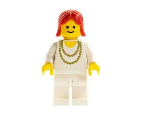 Necklace Gold - White Legs, Red Female Hair Image