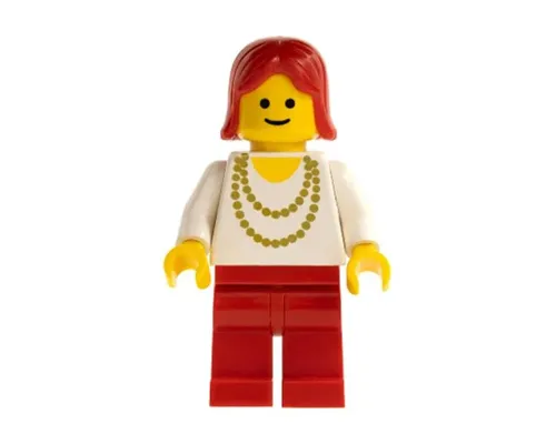 Necklace Gold - Red Legs, Red Female Hair Image