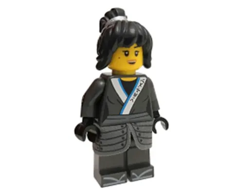 Nya - The LEGO Ninjago Movie, Cloth Armor Skirt, Hair, Crooked Smile / Open Mouth Smile Image