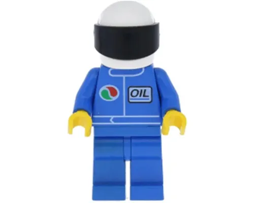 Octan - Blue Oil, Blue Legs, White Helmet, Black Visor, Life Jacket Image