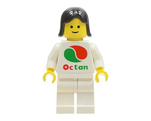 Octan - White Logo, White Legs, Black Female Hair Image