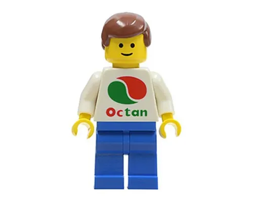 Octan - White Logo, Blue Legs, Reddish Brown Male Hair Image