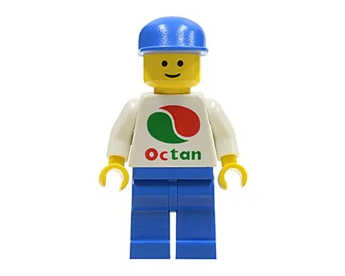 Octan - White Logo, Blue Legs, Blue Cap Image