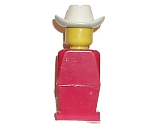 Legoland - Red Torso, Red Legs, White Cowboy Hat Image