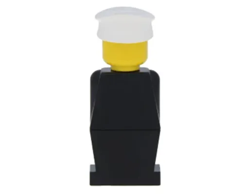 Legoland - Black Torso, Black Legs, White Hat Image