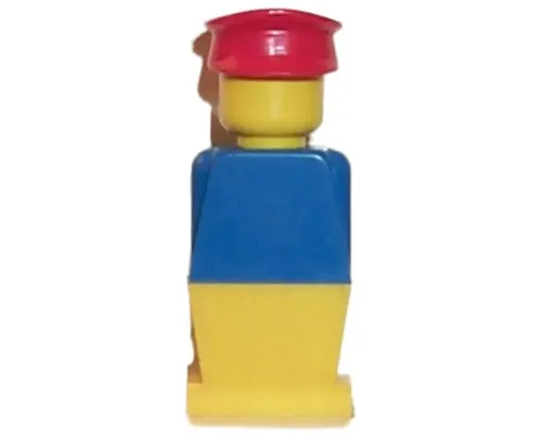 Legoland - Blue Torso, Yellow Legs, Red Hat Image