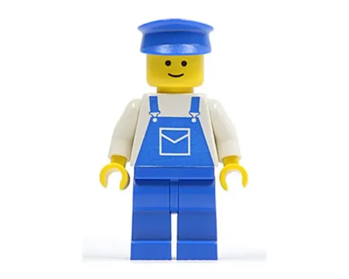 Overalls Blue with Pocket, Blue Legs, Blue Hat Image